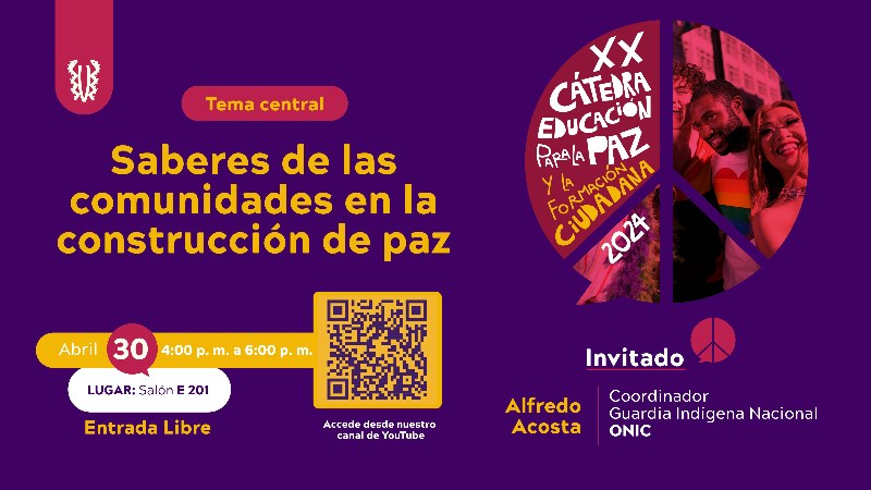 XX Cátedra Educación para la Paz y la Formación Ciudadana