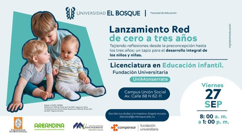 Lanzamiento Red de cero a tres años Universidad El Bosque 