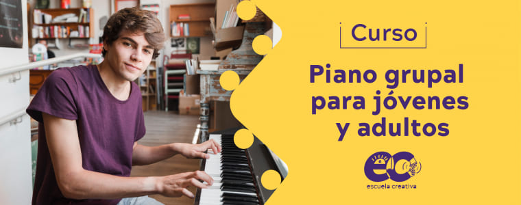 Curso: Piano grupal para jóvenes y adultos